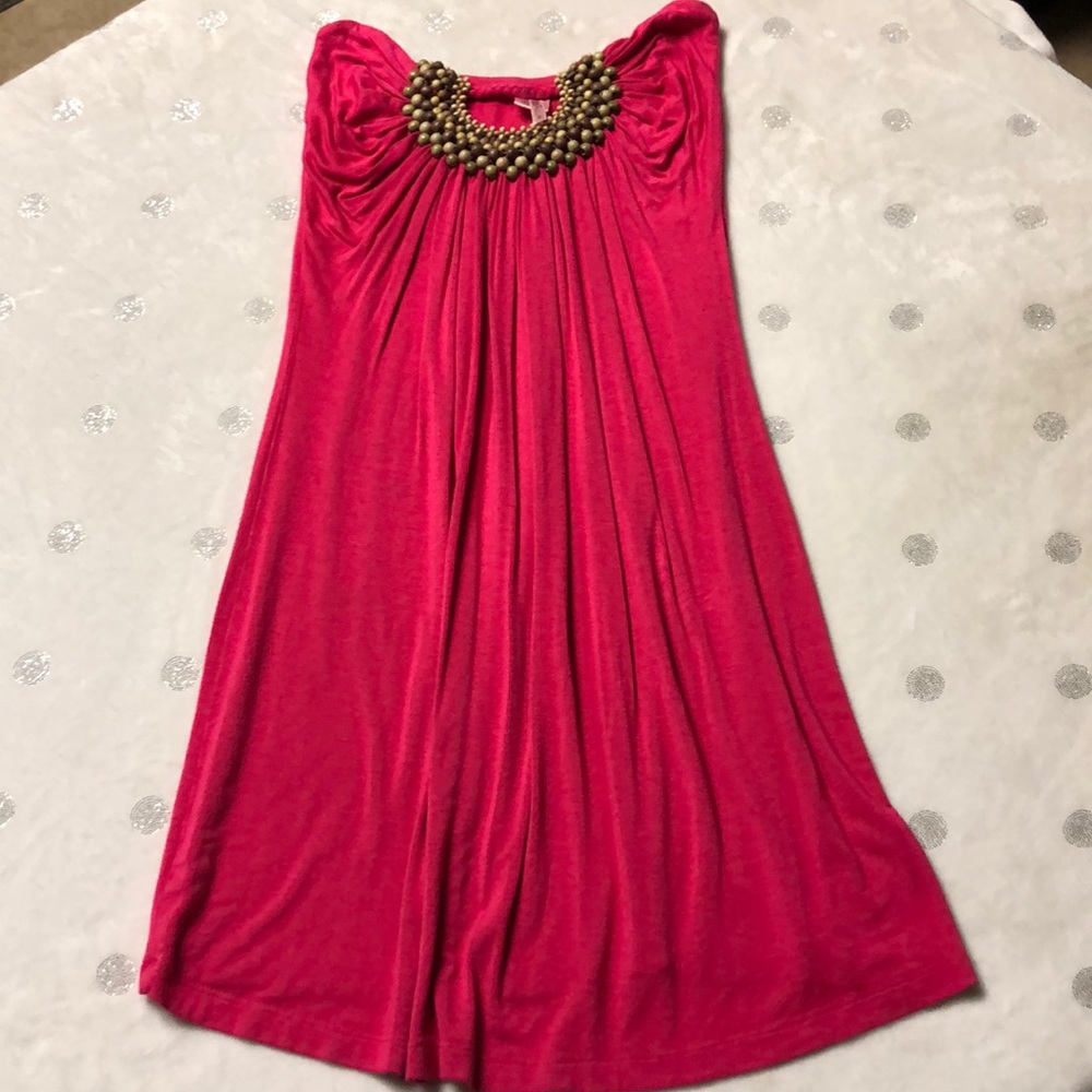 Strapless dress